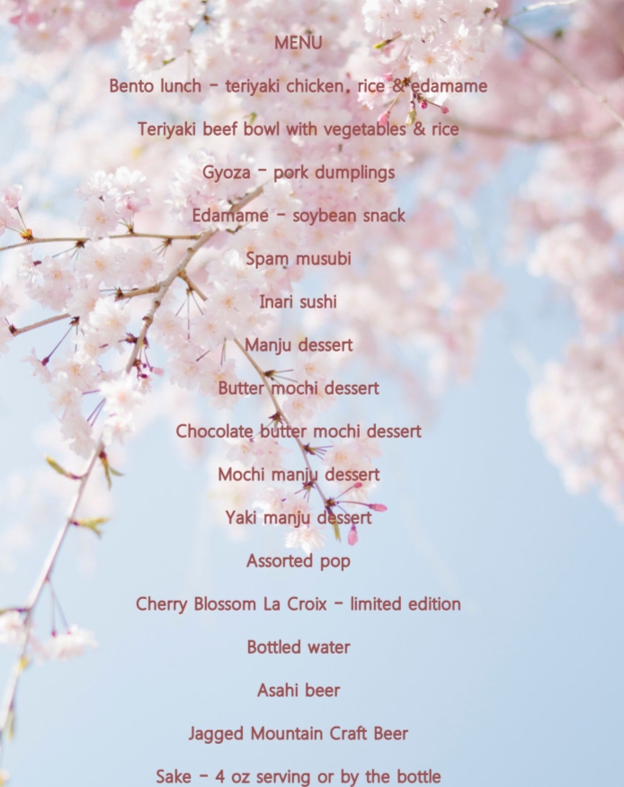 Menu on CB Background